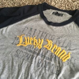 Mens Lg Lucky baseball tee